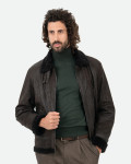 Giacca in nabuk e montone da uomo - Francesco | Leather Trend
