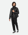 Giacca in Pelle Nera Uomo – Vidal | Leather Trend