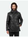 Piumino in pelle da uomo - Marek | Leather Trend