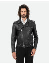 Chiodo in pelle da uomo - Armando | Leather Trend