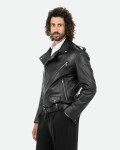 Men's Black Leather Perfecto - Armando | Leather Trend