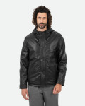 Men's Leather Down Jacket - Benny | Leather Trend