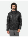 Men's Leather Down Jacket - Benny | Leather Trend