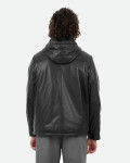 Men's Leather Down Jacket - Benny | Leather Trend