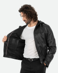 Giacca in pelle con cappuccio - Terminator | Leather Trend