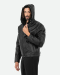 Giacca in pelle con cappuccio - Terminator | Leather Trend