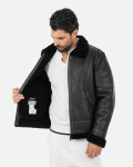 Giacca in montone da uomo - Franco | Leather Trend