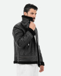 Giacca in montone da uomo - Franco | Leather Trend