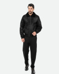 Men's shearling bomber jacket - Carlo Bis | Leather Trend