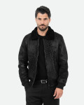 Men's shearling bomber jacket - Carlo Bis | Leather Trend
