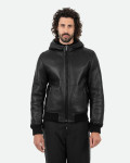 Bomber in montone da uomo - Carlo | Leather Trend