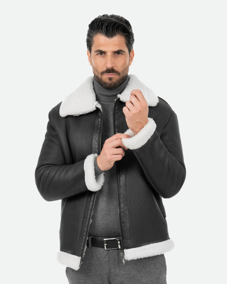 Giacca in montone da uomo - Franco Bis | Leather Trend 2