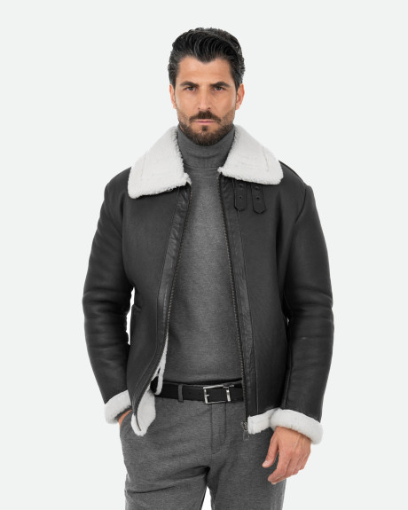 Giacca in montone da uomo - Franco Bis | Leather Trend