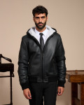 Bomber in montone da uomo - Carlo | Leather Trend