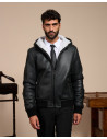 Men's shearling bomber jacket - Carlo | Leather Trend