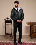 Bomber in montone da uomo - Carlo | Leather Trend