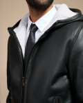 Bomber in montone da uomo - Carlo | Leather Trend