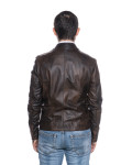 Men's Brown Leather Jacket - U09 | Leather Trend