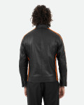 Men's Black Leather Biker Jacket – Axel | Leather Trend