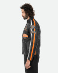 Biker in Pelle da Uomo Nero – Axel | Leather Trend