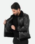 Giacca in pelle e montone da uomo - Francesco | Leather Trend