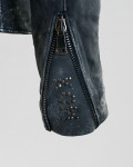 Chiodo in Pelle Tamponata - Vasco | Leather Trend
