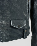 Chiodo in Pelle Tamponata - Vasco | Leather Trend