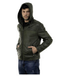Giacca in pelle con cappuccio - Terminator | Leather Trend