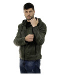 Giacca in pelle con cappuccio - Terminator | Leather Trend