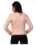 Women's Pink Leather Jacket – Viola | Leather Trend