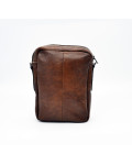 Borsa a tracolla uomo testa di moro – Portofino | Leather Trend