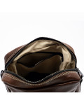 Men's Dark Brown Shoulder Bag – Portofino | Leather Trend