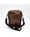 Men's Dark Brown Shoulder Bag – Portofino | Leather Trend