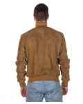 Bomber uomo in pelle camoscio – Milo | Leather Trend