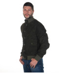 Men's suede bomber jacket – Milo | Leather Trend