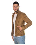 Giacca in Camoscio da Uomo Miele - U010 | Leather Trend