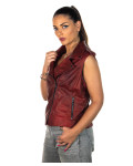 Gilet in pelle da donna – Valery Bis | Leather Trend