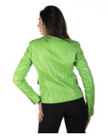 Giacca Donna Verde Chiaro in Pelle - Classic 712 | Leather Trend