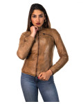Giacca in Pelle Donna Cuoio - Michela | Leather Trend