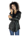 Women's Green Leather Jacket - Colima | Leather Trend