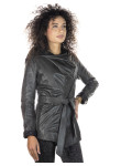 Giacca Donna Grigia in Pelle - Colima | Leather Trend