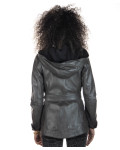 Women's Grey Leather Jacket - Colima | Leather Trend