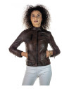 Women's Dark Brown Leather Jacket – Giulia | Leather Trend