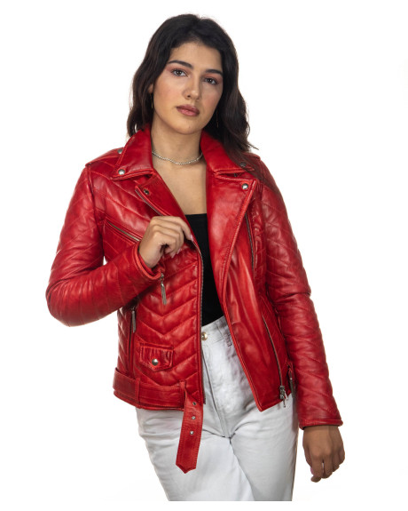 Chiodo in pelle da donna - Dakota | Leather Trend