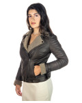 Women's Shearling Perfecto Jacket - Alaska | Leather Trend