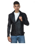 Men's Black Leather Perfecto Jacket - Ciro | Leather Trend