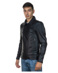 Men's Black Leather Perfecto Jacket - Ciro | Leather Trend