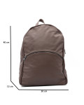 Leather backpack mod. Lisbon in genuine brown leather 100% made in Italy