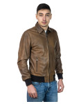 Bomber da uomo mod. Positano cuoioin vera pelle 100% made in Italy
