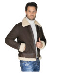 Giacca in nabuk e montone da uomo - Francesco | Leather Trend